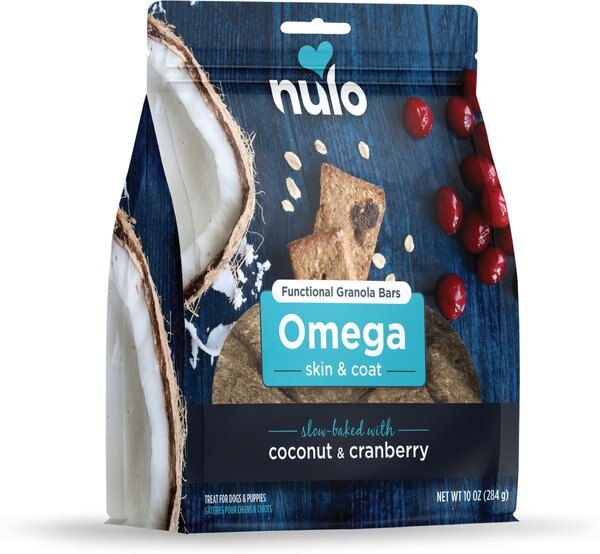 Nulo Functional Granola Omega Dog Treats， 10-oz bag