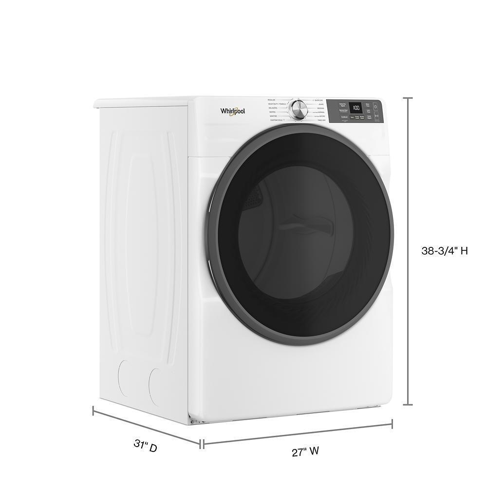 Whirlpool WED5720RW 7.4 Cu. Ft. Smart Front Load Energy Star® Electric Dryer With Wrinkle Shield™ Option