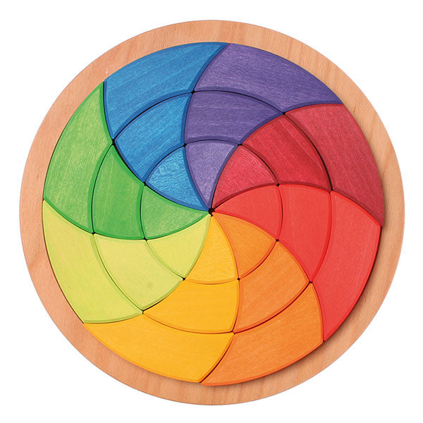 Large Color Circle Goethe Wooden Blocks by Grimm's