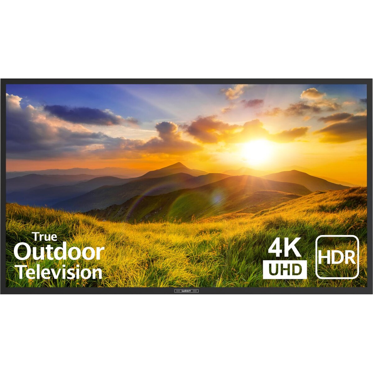 SunBriteTV Signature 2 Series 65andPrime; Partial Sun W/ Soundbar 4K LED HDR Outdoor TV