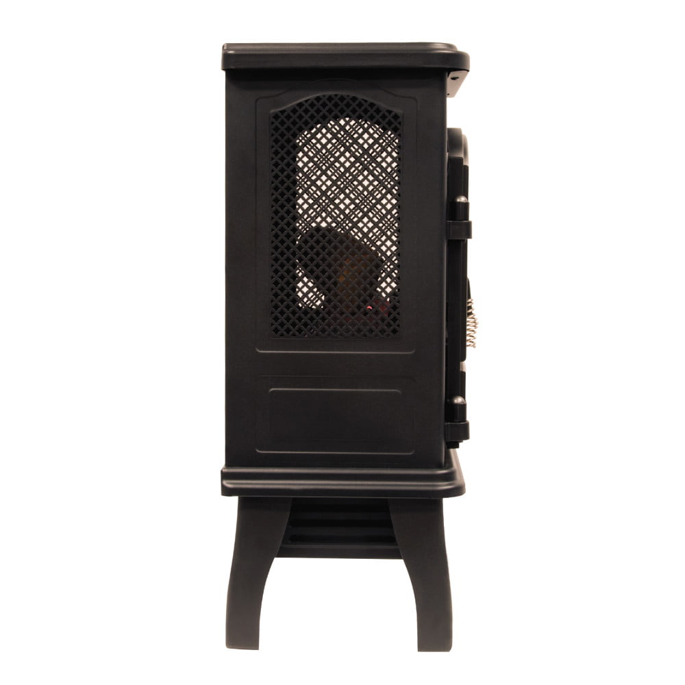 Duraflame® 3D Infrared Quartz Electric Fireplace Stove Heater, Black