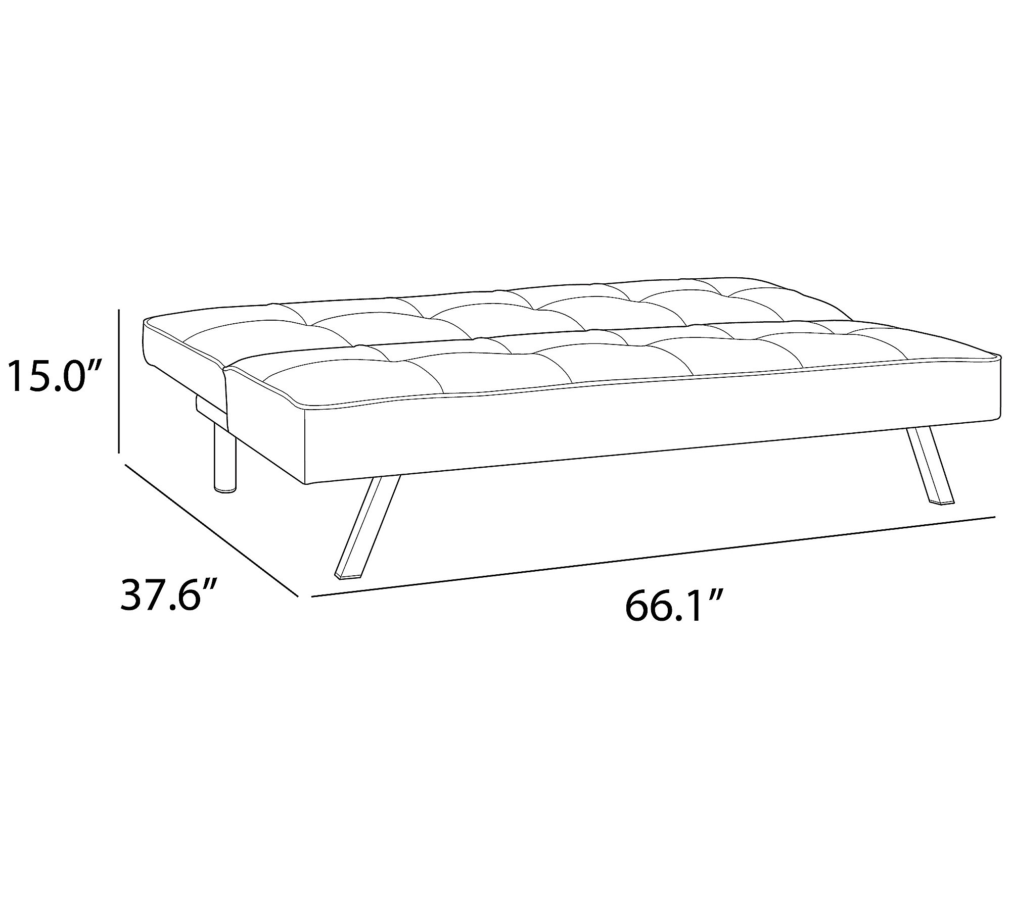 Serta Dilys 3-Seat Upholstery Fabric Sofa