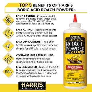 Harris 16 oz. Roach Powder (2-Pack) 2HRP16