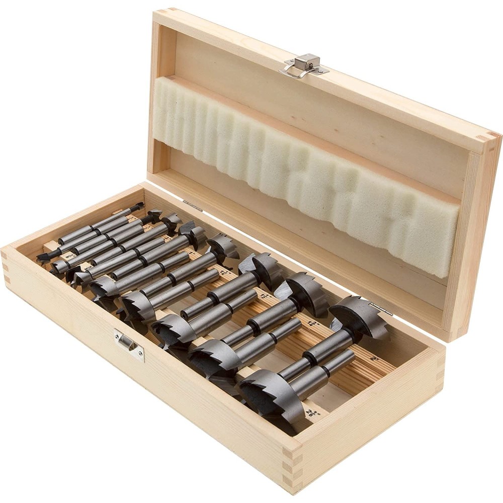 Steelex Forstner Bit Set 1/4 to 2-1/8 16pc ;