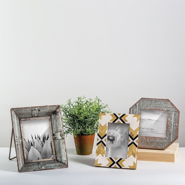 4 X 6 Inch Native Pattern Decorative Wood Picture Frame Foreside Home amp Garden