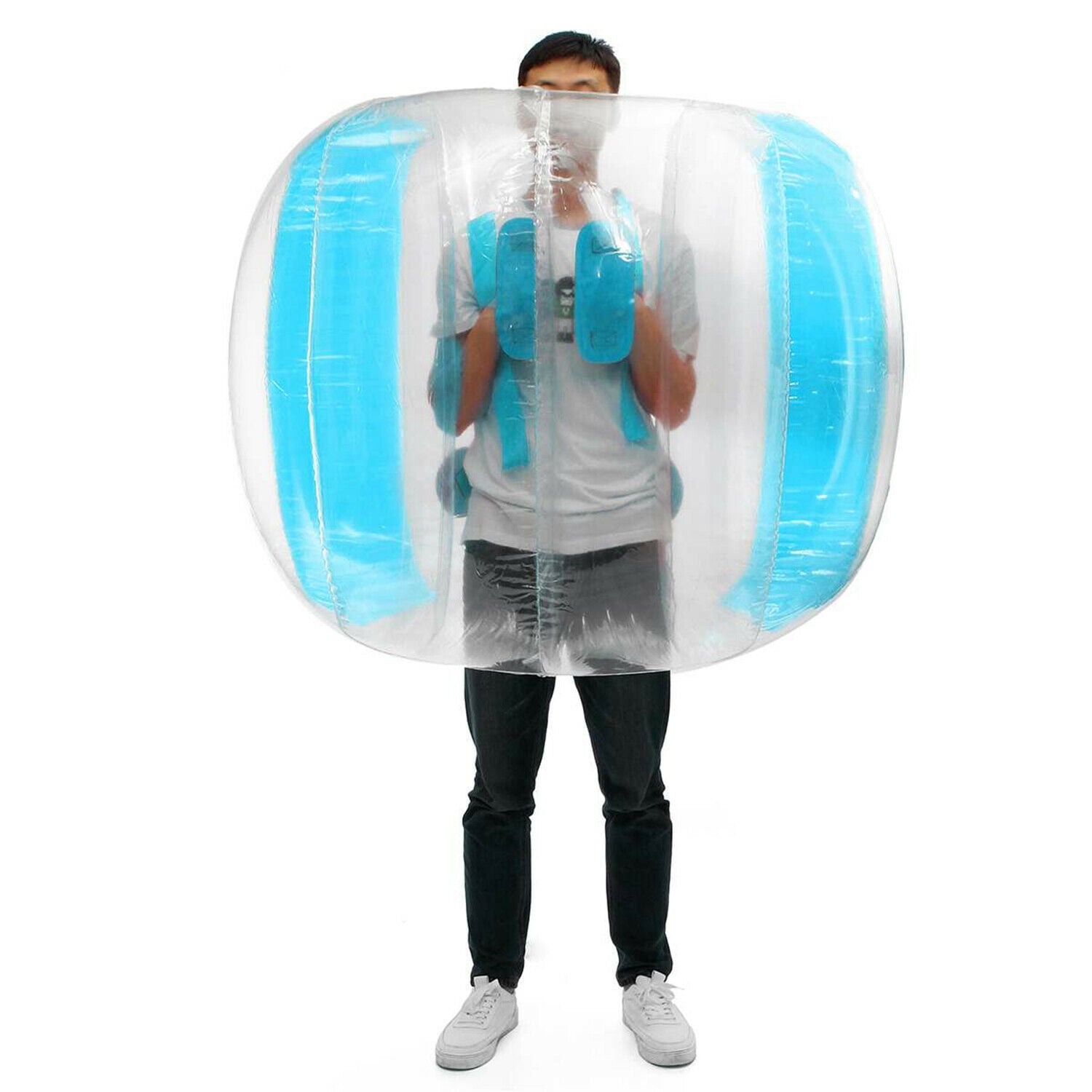 1PCS 0.9m PVC Bumper Bubble Balls Inflatable Body Zorb Ball Soccer Game Outdoor