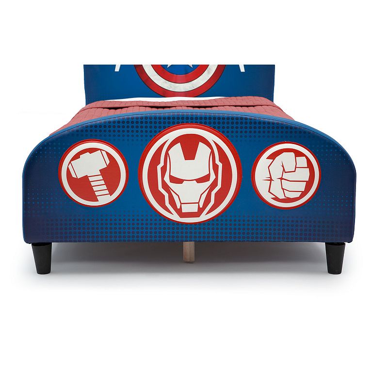 Delta Children Marvel Avengers Upholstered Twin Bed