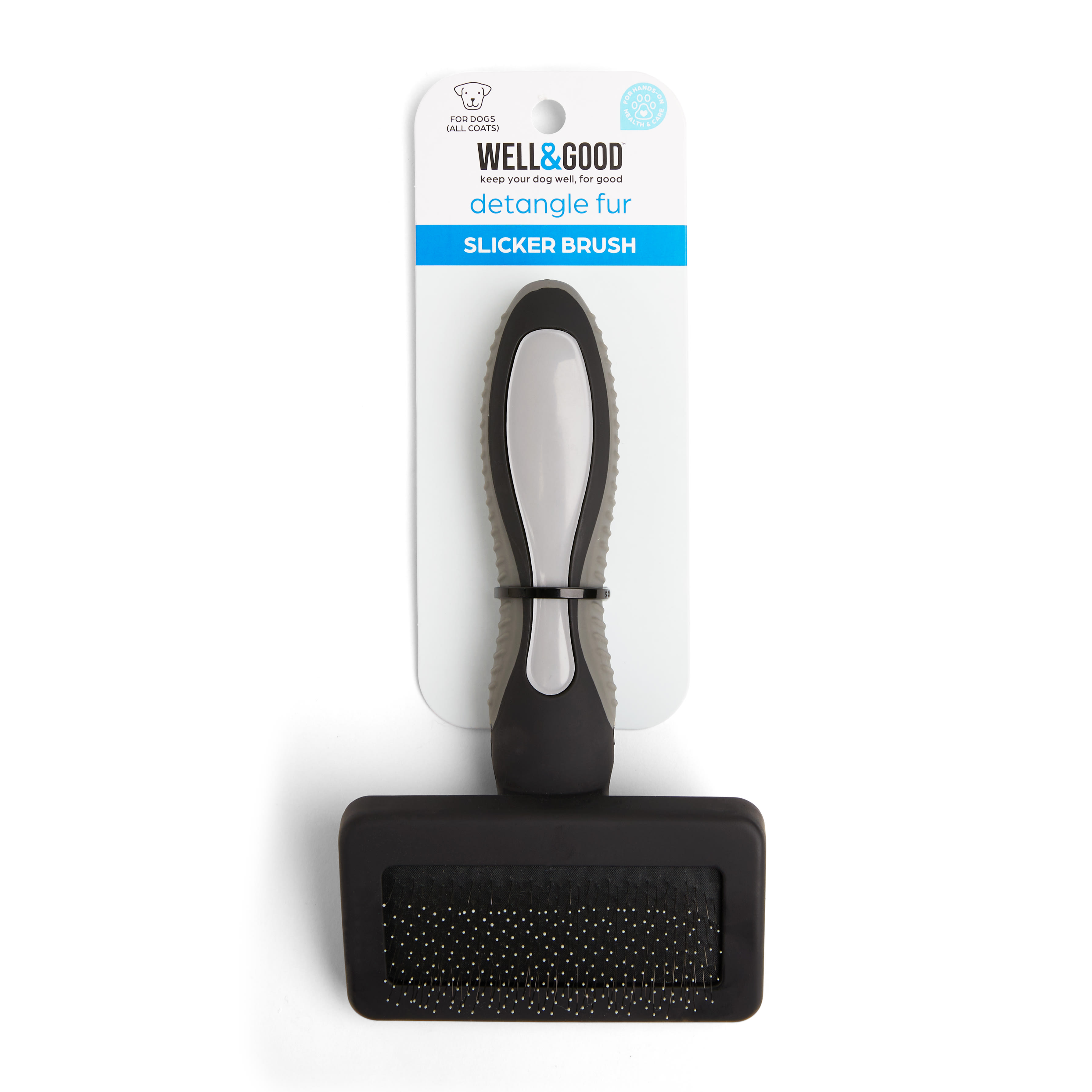 WELL  GOOD Black Small Cushion Slicker Dog Brush