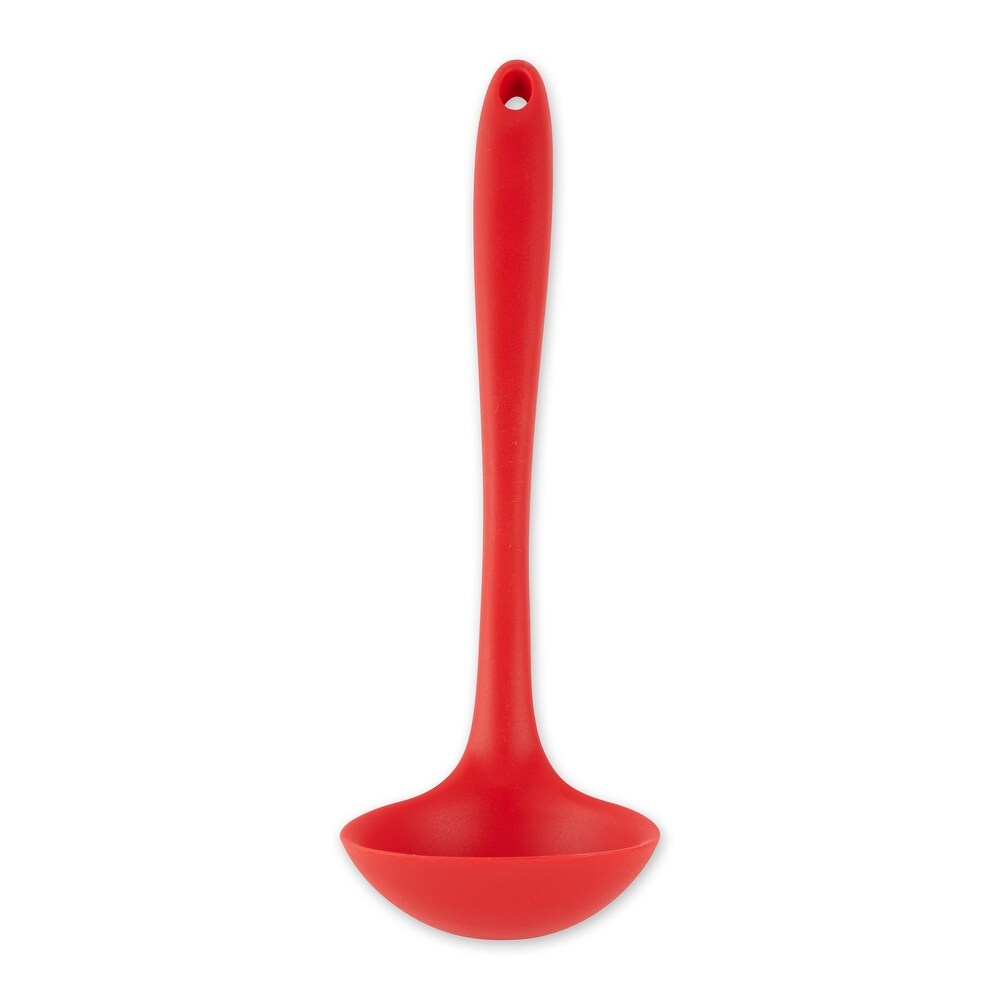 Ela's Silicone Ladle   Blue   11 x 3.5 x .5