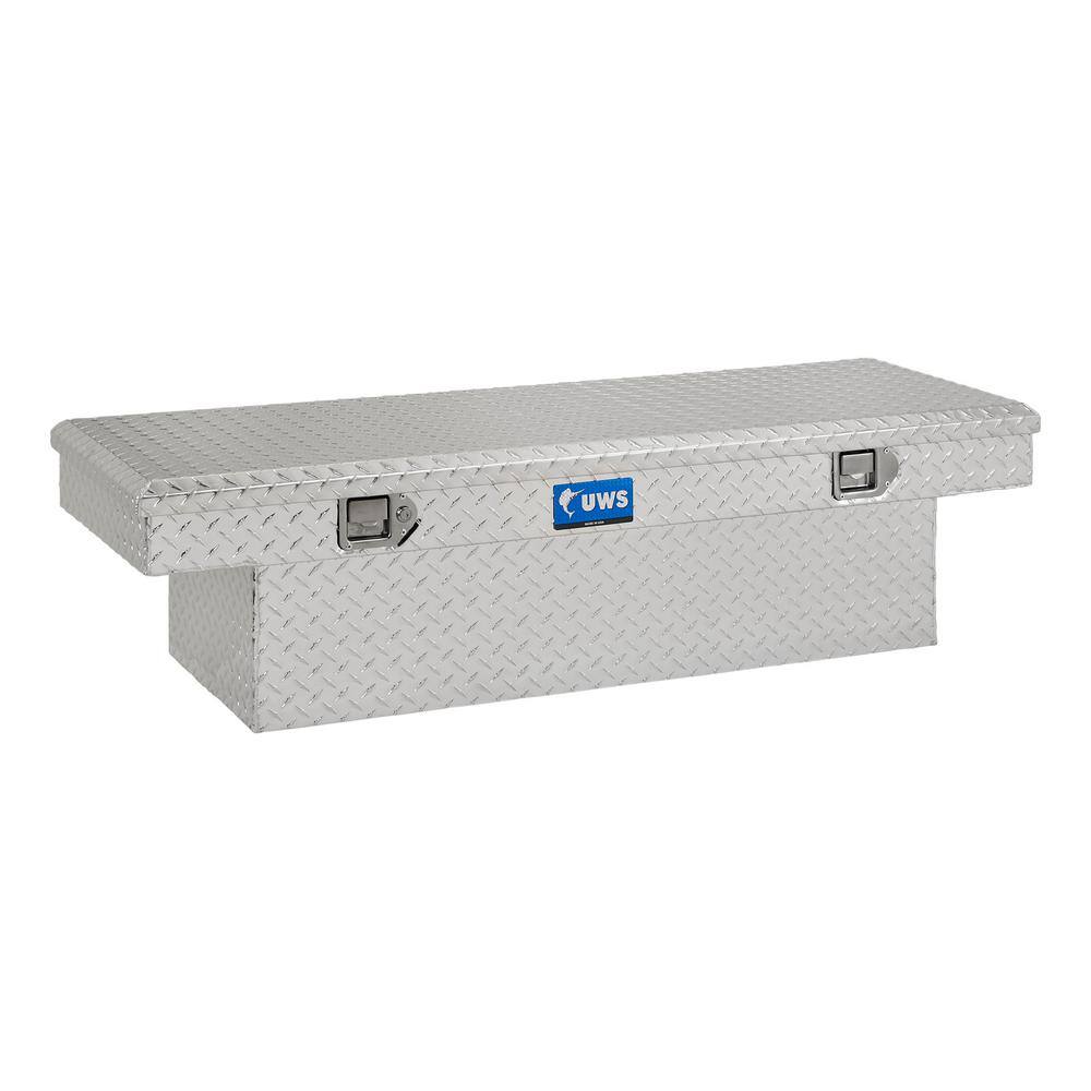 UWS 54 in. Bright Aluminum Crossover Truck Tool Box (Heavy Packaging) EC10081