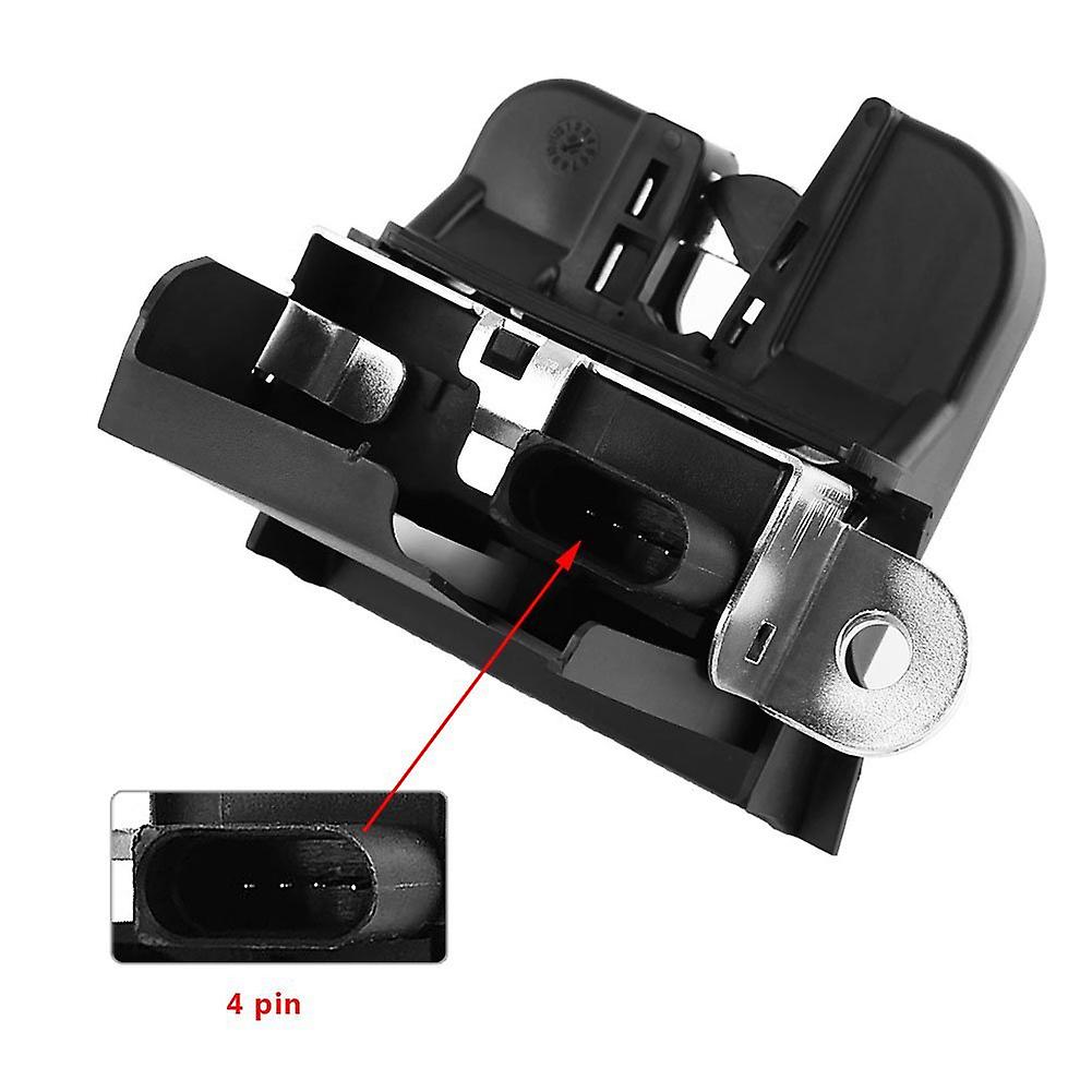 Rear Trunk Boot Lid Lock Latch，car Rear Trunk Tailgate Boot Lid Latch Lock Catch For  Golf5