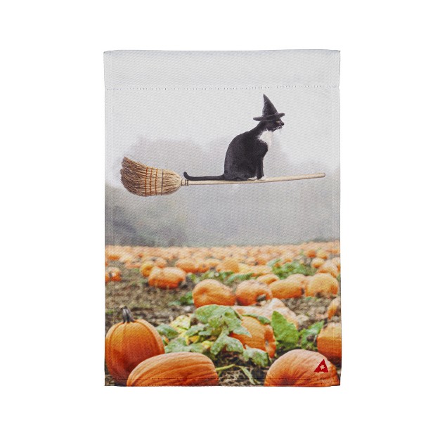 Flying Cat Garden Suede Flag