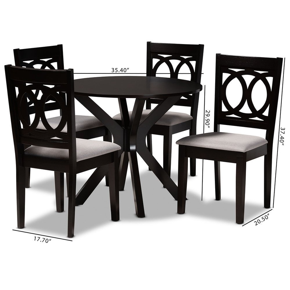 Sanne Modern and Contemporary 7 piece Dining Set