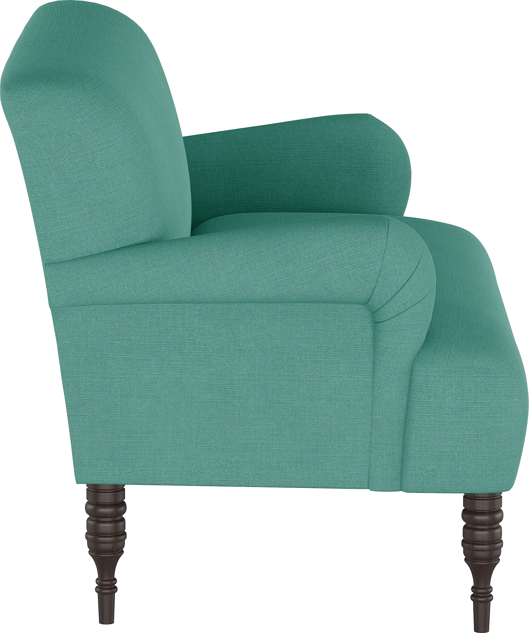 Clara Laguna Turquoise Settee - Skyline Furniture