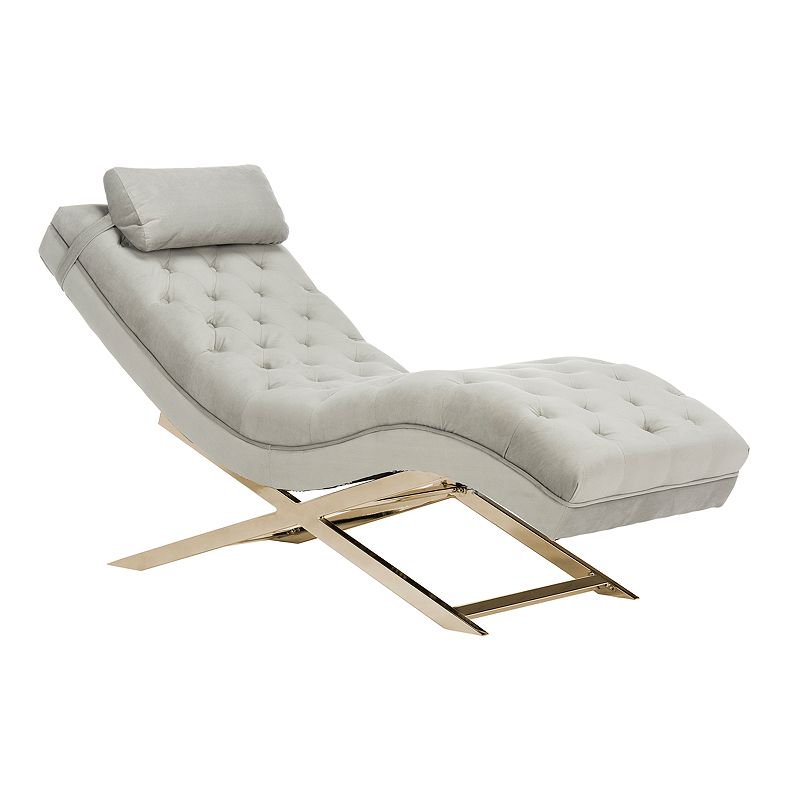 Safavieh Monroe Tufted Chaise Lounge Chair