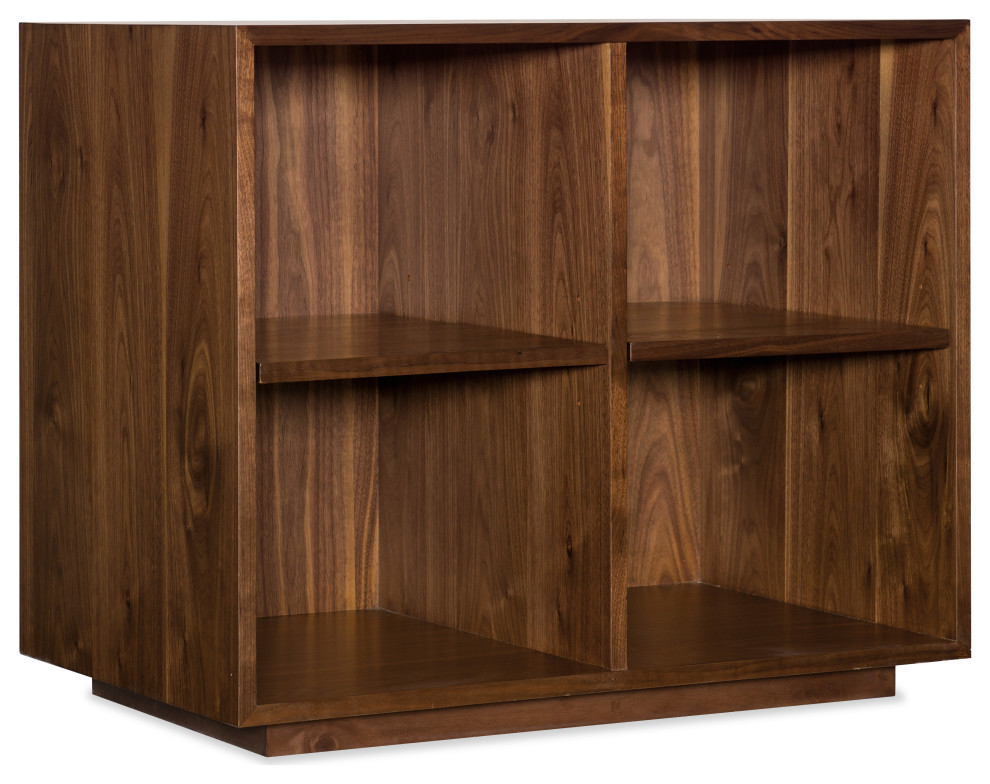 Elon Bunching Short Bookcase   Transitional   Bookcases   by HedgeApple  Houzz