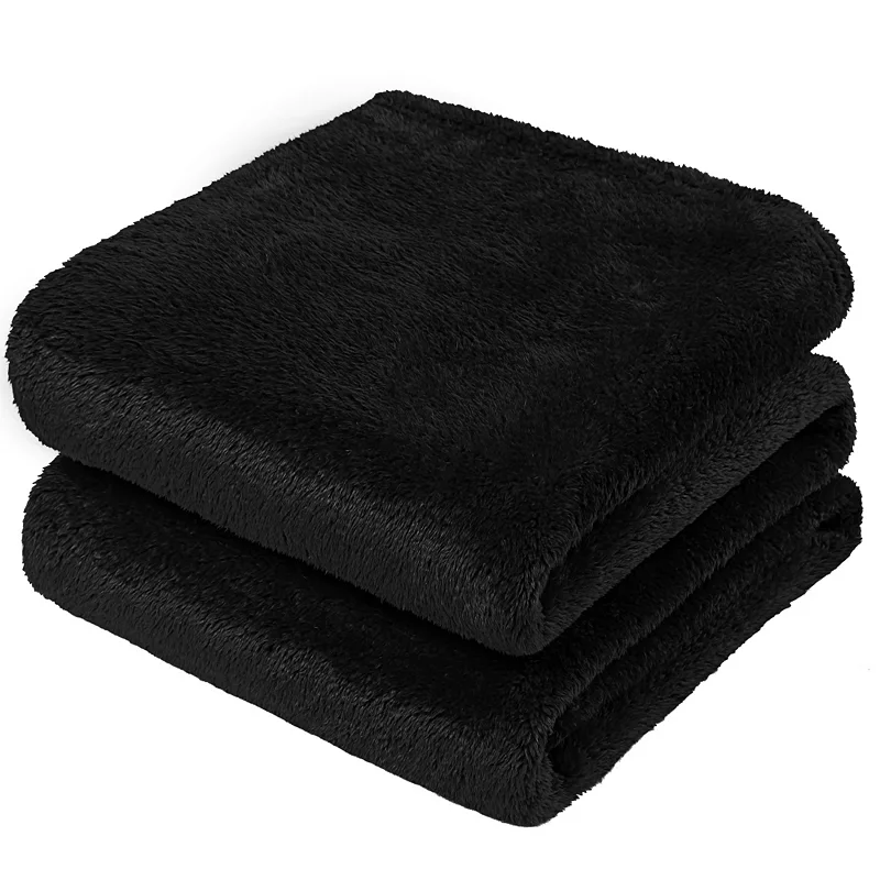 Fleece Shaggy Throw Blanket Lightweight Plush Microfiber for Sofa Couch Bed King 90x108