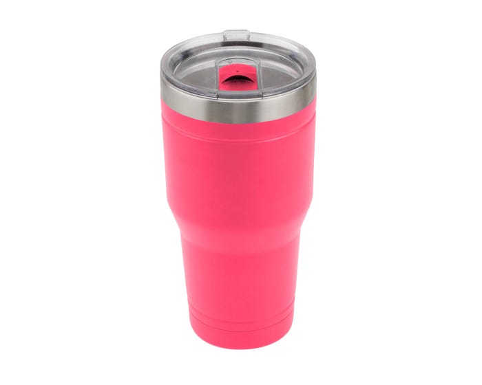 Lincoln Outfitters 30 oz. Stainless Steel Tumbler， Neon Pink - 30806C