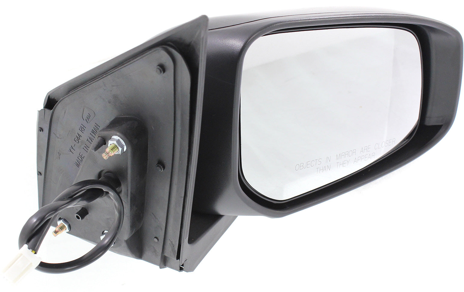 Mirror Compatible With 2014-2015， 2017 Mitsubishi Mirage G4 Right Passenger Side In-housing Signal Light Paintable Kool-Vue