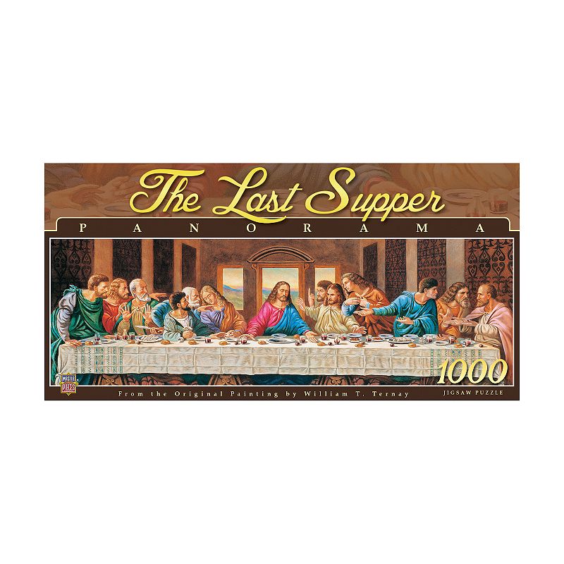 Masterpieces Puzzles The Last Supper 1000-Piece Panorama Puzzle