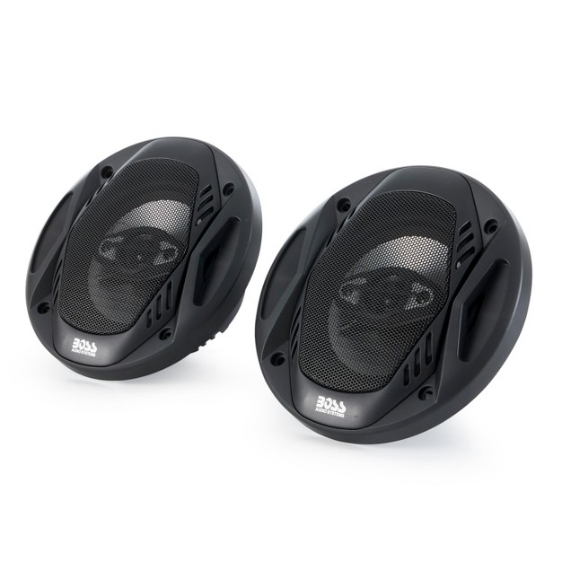 600w 4 way Car Audio Coaxial Speakers Stereo Black 4 Ohm