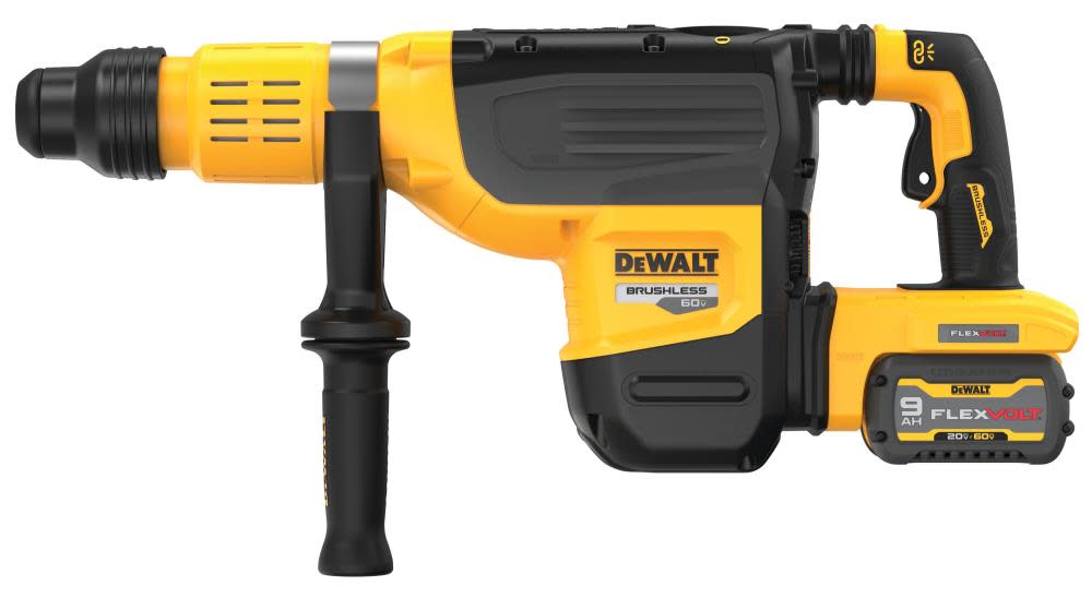 DEWALT 60V MAX Rotary Hammer SDS MAX Combination Kit 2 Brushless ;