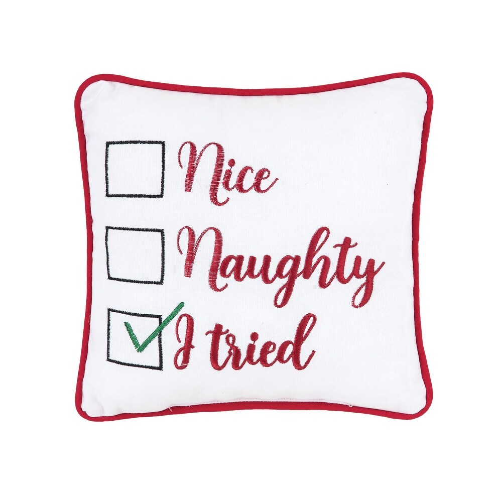 Christmas I Tried Decorative Accent Throw Pillow