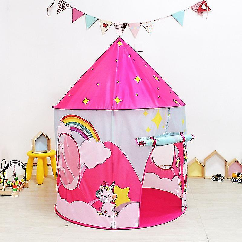 1set Pattern Tent Toy Home Foldable Tent Portable Tent Tent Indoor Play Owed Play For Home Kids