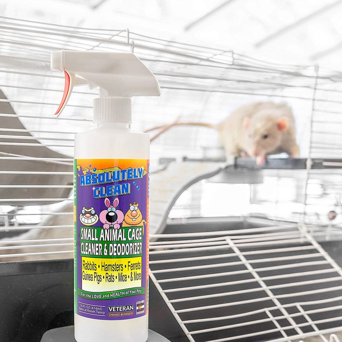 Absolutely Clean Small Animal Cage Cleaner and Deodorizer