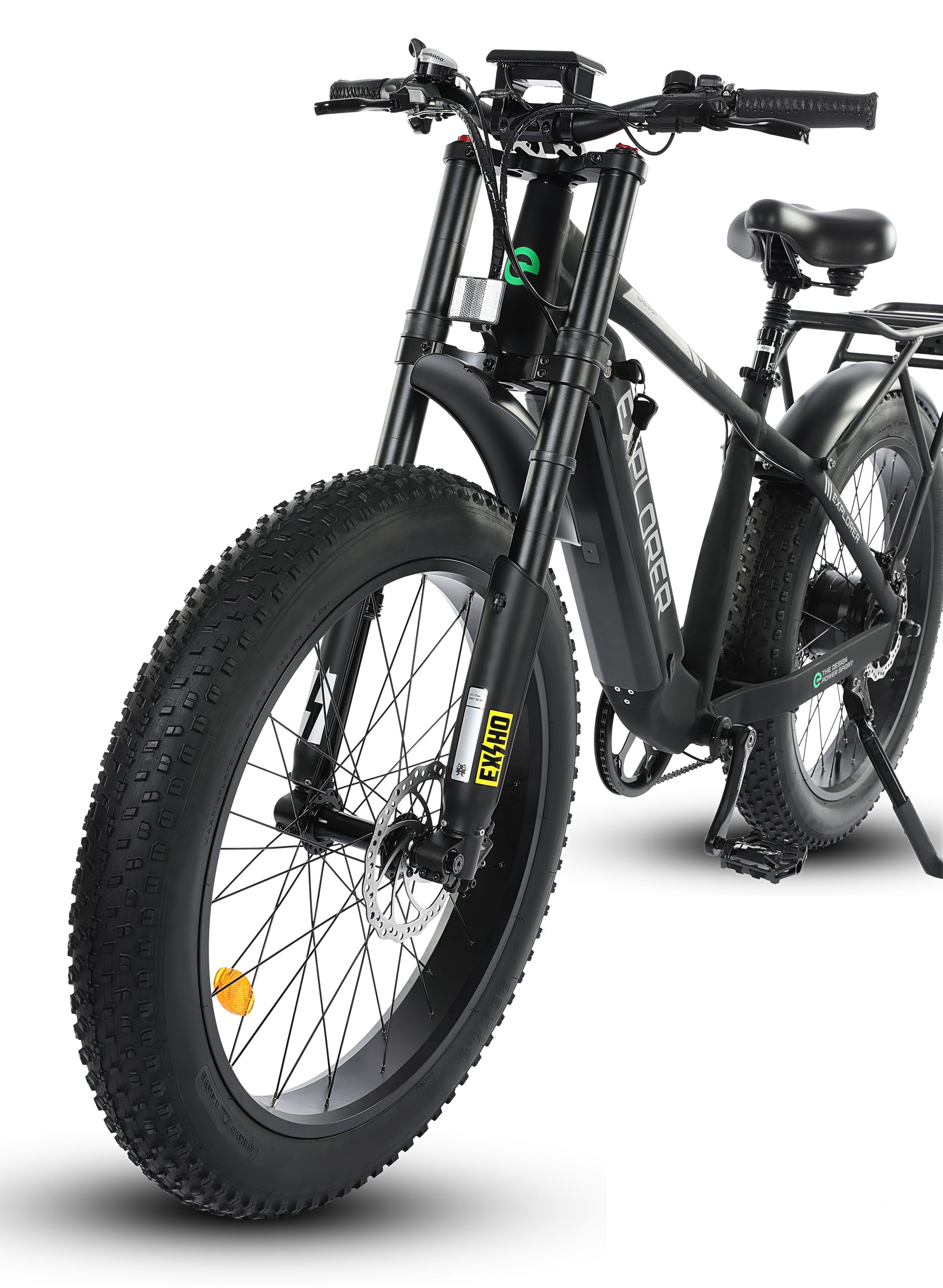 Ecotric Explorer All Terrain Anti-Skid Fat Tire For Comfort Off-Road Riding 750W Electric Bike