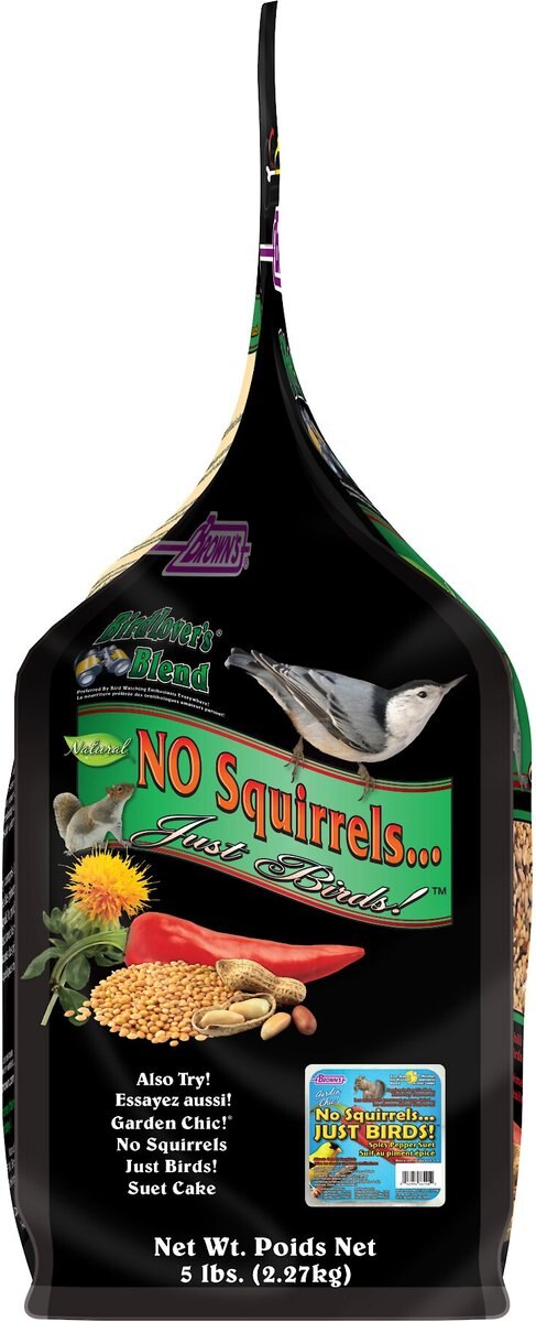 Brown's Bird Lover's Blend No Squirrels...Just Birds! Wild Bird Food