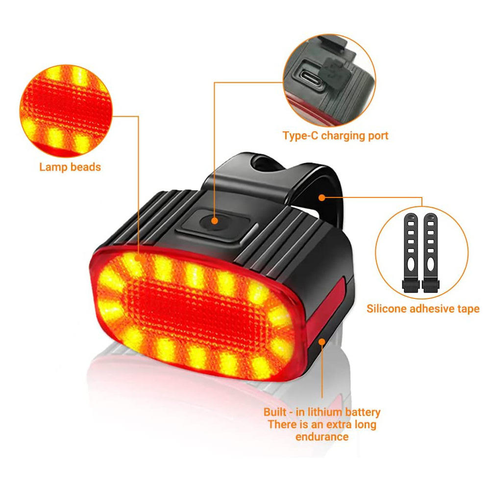 LED bicycle light front light and rear light Bike Accessories