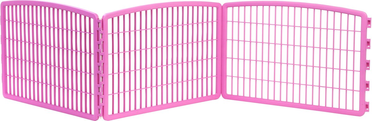 IRIS USA 4-Panel Dog Exercise Playpen， 24-in