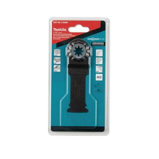 Makita StarlockPlus Oscillating Multi-Tool 1-14 in. High Carbon Steel Curved Plunge Cut Blade for Wood Cutting E-08486