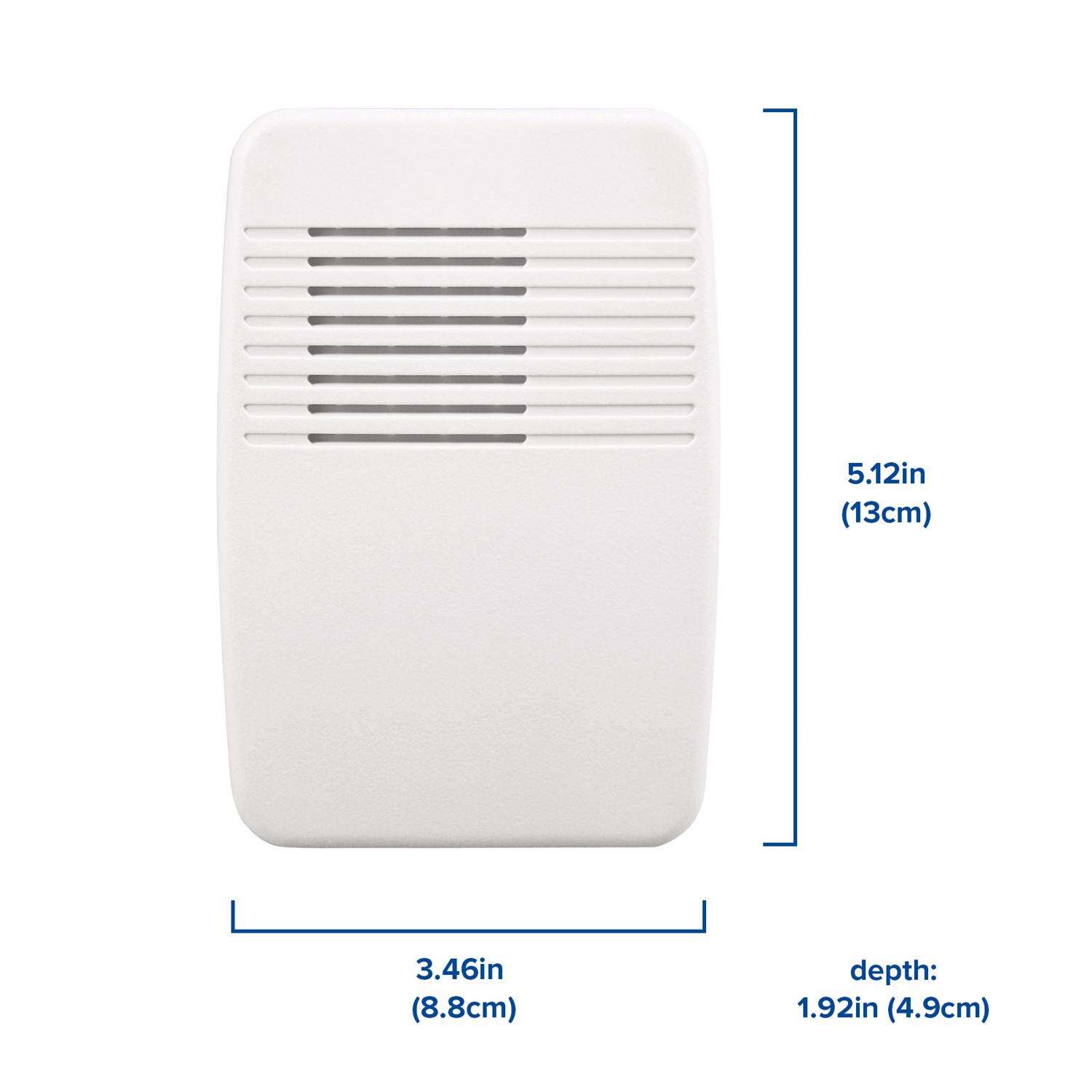 Heath Zenith White Plastic Wireless Door Chime Extender