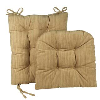 Klear Vu Gripper Polar Chenille Sand Jumbo Rocking Chair Cushion Set 849177XL-31