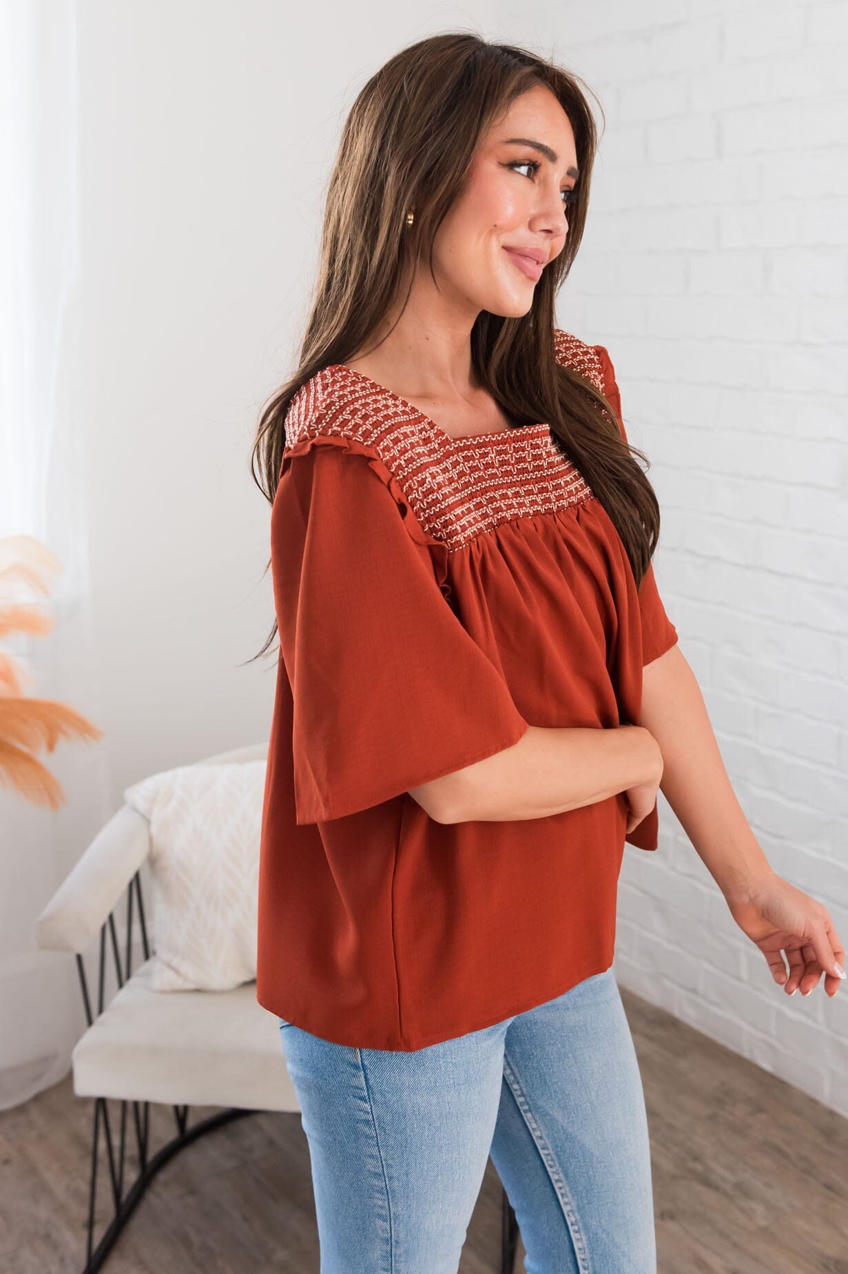 Feeling Fab Modest Blouse