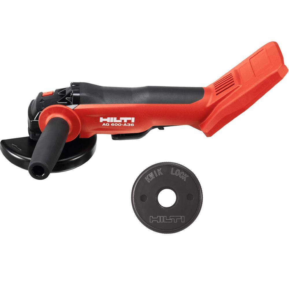 Hilti 36-Volt Lithium-Ion Cordless Brushless 6 in. AG 600 Angle Grinder with Kwik Lock 3554719