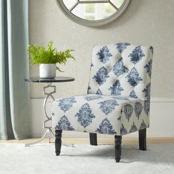 Madison Park Lina Tufted Armless Slipper Chair