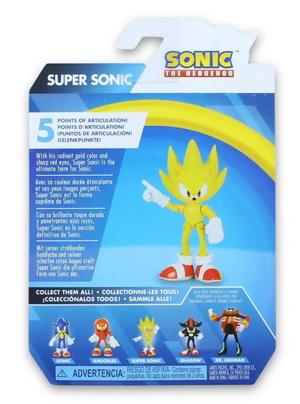 Jakks Pacific JKP 40380I C Sonic The Hedgehog 2.5 ...