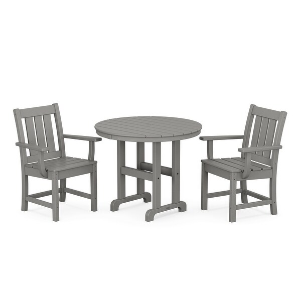 POLYWOOD Oxford 3Piece Farmhouse Dining Set