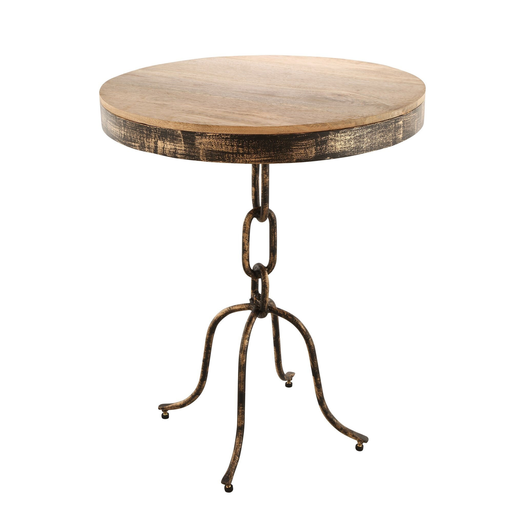 Chain Link End Table Large