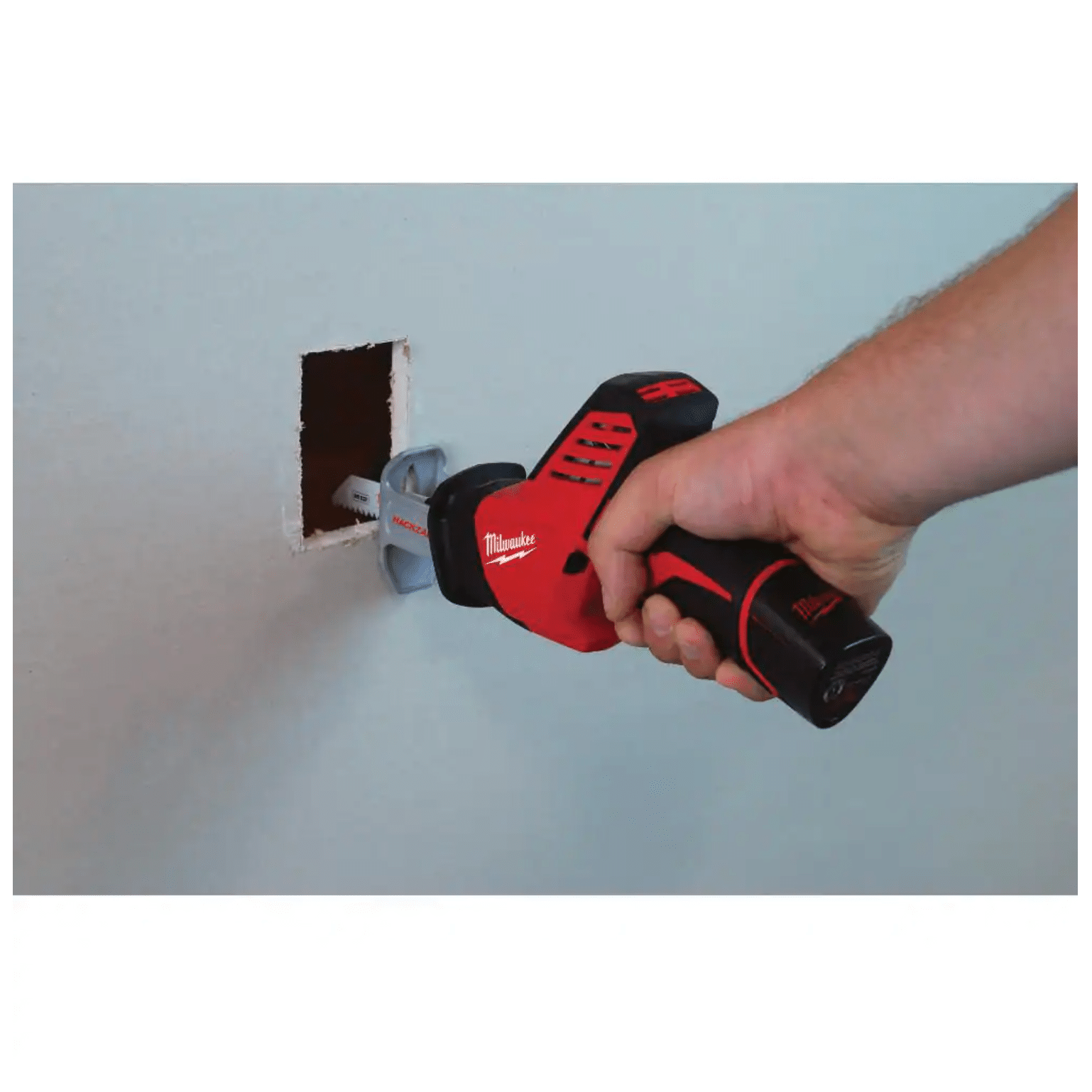 Milwaukee M12 12-Volt Lithium-Ion Cordless PVC Shear Kit W/ M12 HACKZALL Reciprocating Saw (2470-21-2420-20)