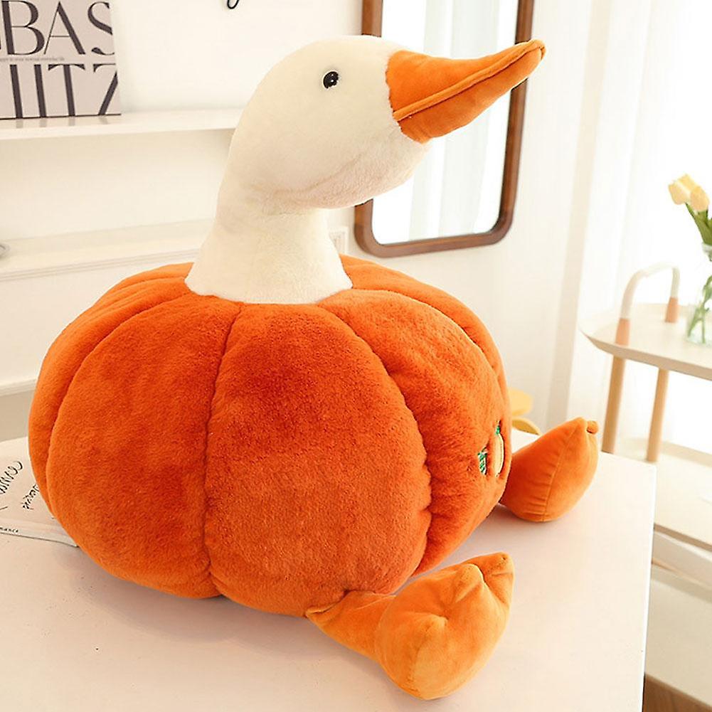 Halloween Doll Duck Pumpkin White Goose Throw Pillow Toy Sofa Plush Bed Big New