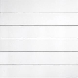 Timeline Timeline Wood 38 in. x 5.5 in. x 72 in. 16.5 sq. ft.. Classic White Smooth Nickel Gap Classic Shiplap Panels (6-Pack)  00988