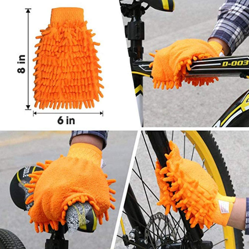 Newest Wholesale 11 PCS Bike chain cleaner Precision Bicycle Wash Cleaning Tool set Machine with Bucket Cycling Brushes Kit