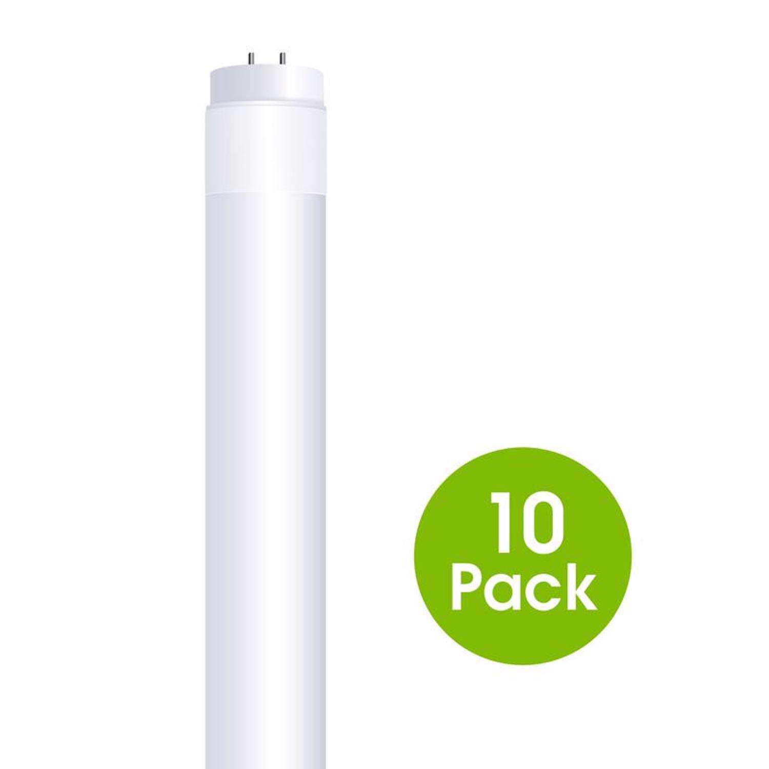 Feit Plug and Play T12 Cool White 47.4 in. G13 Linear LED Bulb 40 Watt Equivalence 10 pk