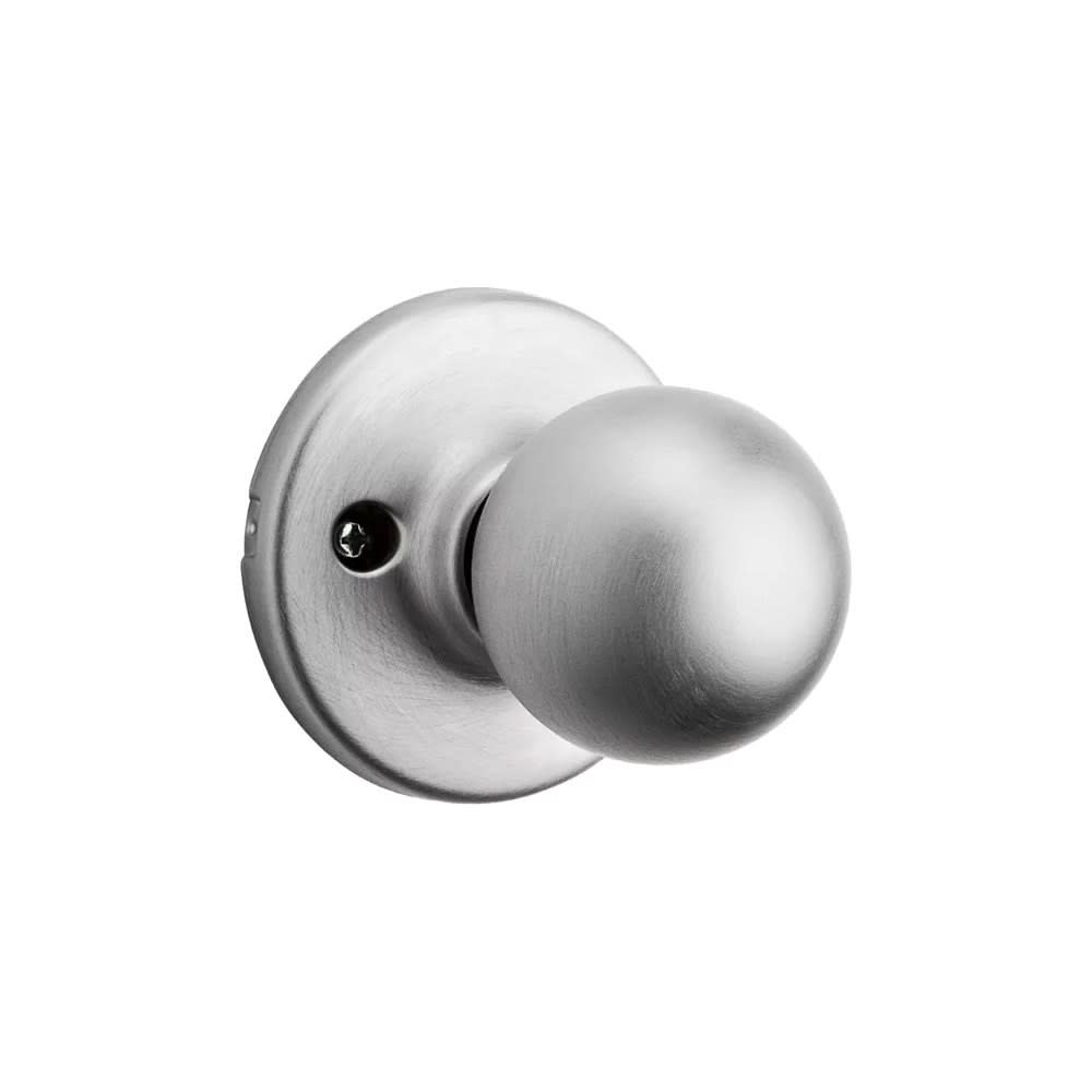 Satin Chrome Hall/Closet Polo Passage Door Knob Set