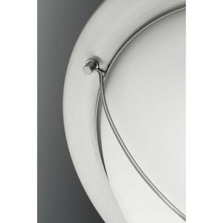 Progress Lighting 9 in. Portal 17-Watt Brushed Nickel Integrated LED Flush Mount P3631-0930K9