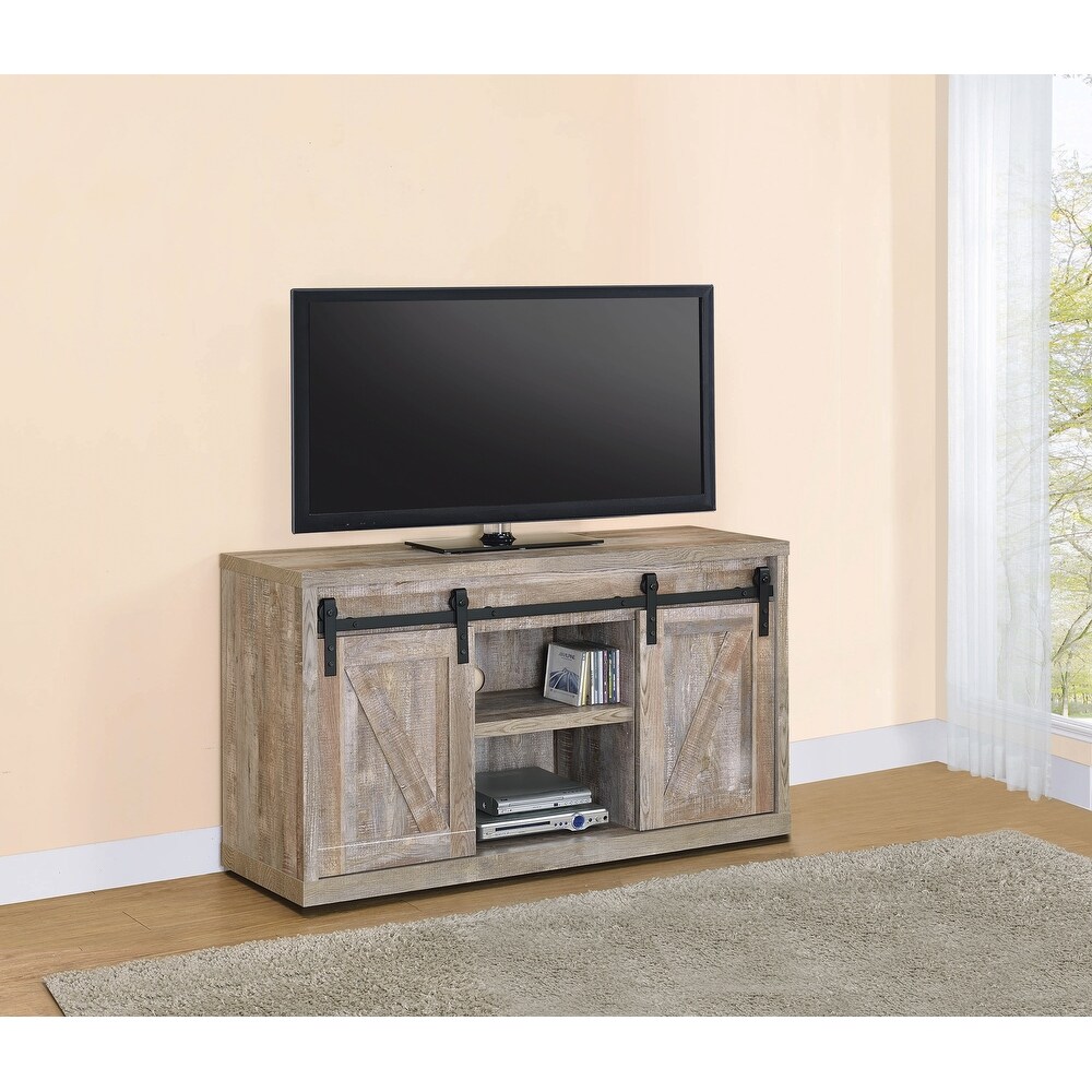 Corvallis 48 inch TV Console with 2 Sliding Doors